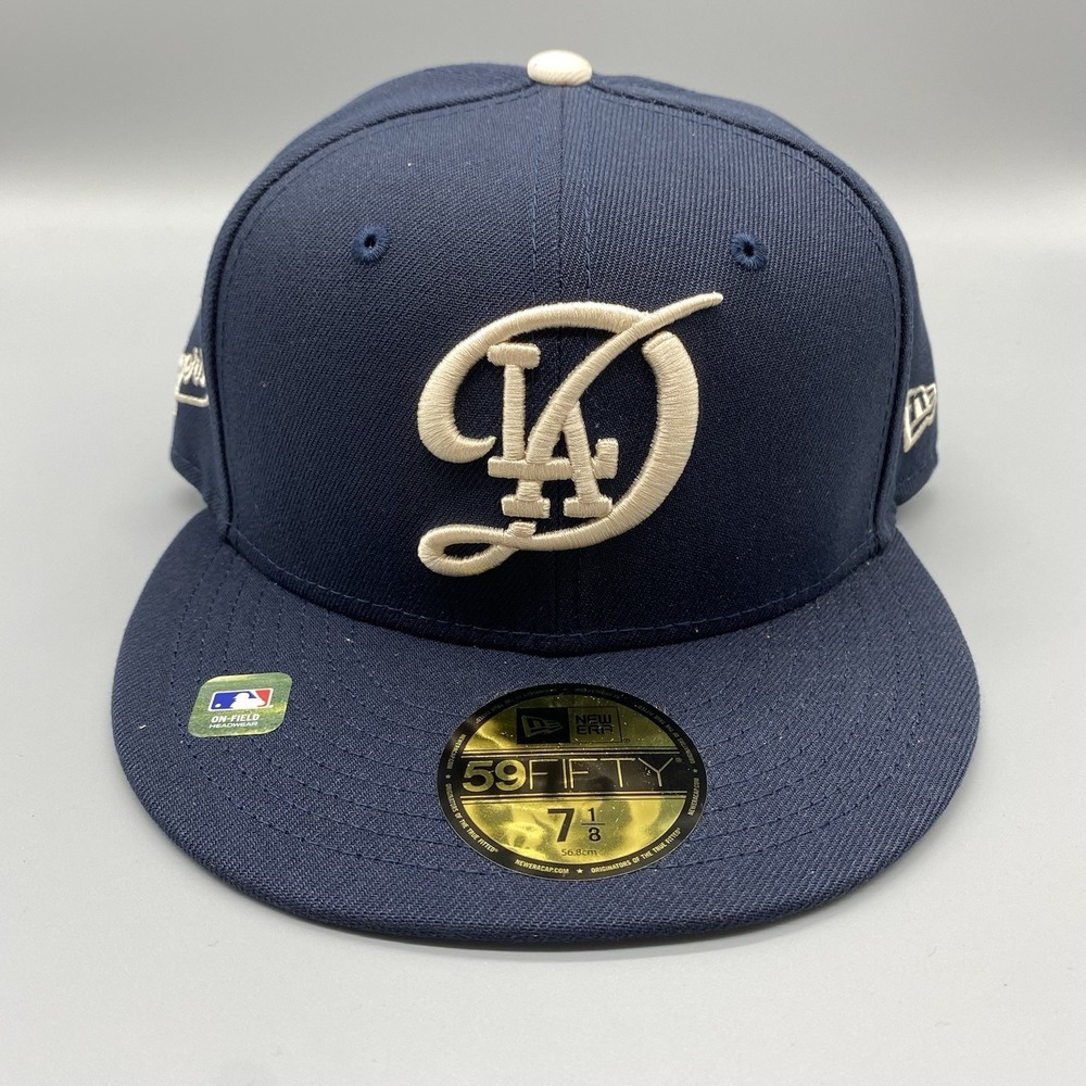 New Era Navy Los Angeles Dodgers 2024 City Connect 59FIFTY Fitted Hat Mens 7 1/8